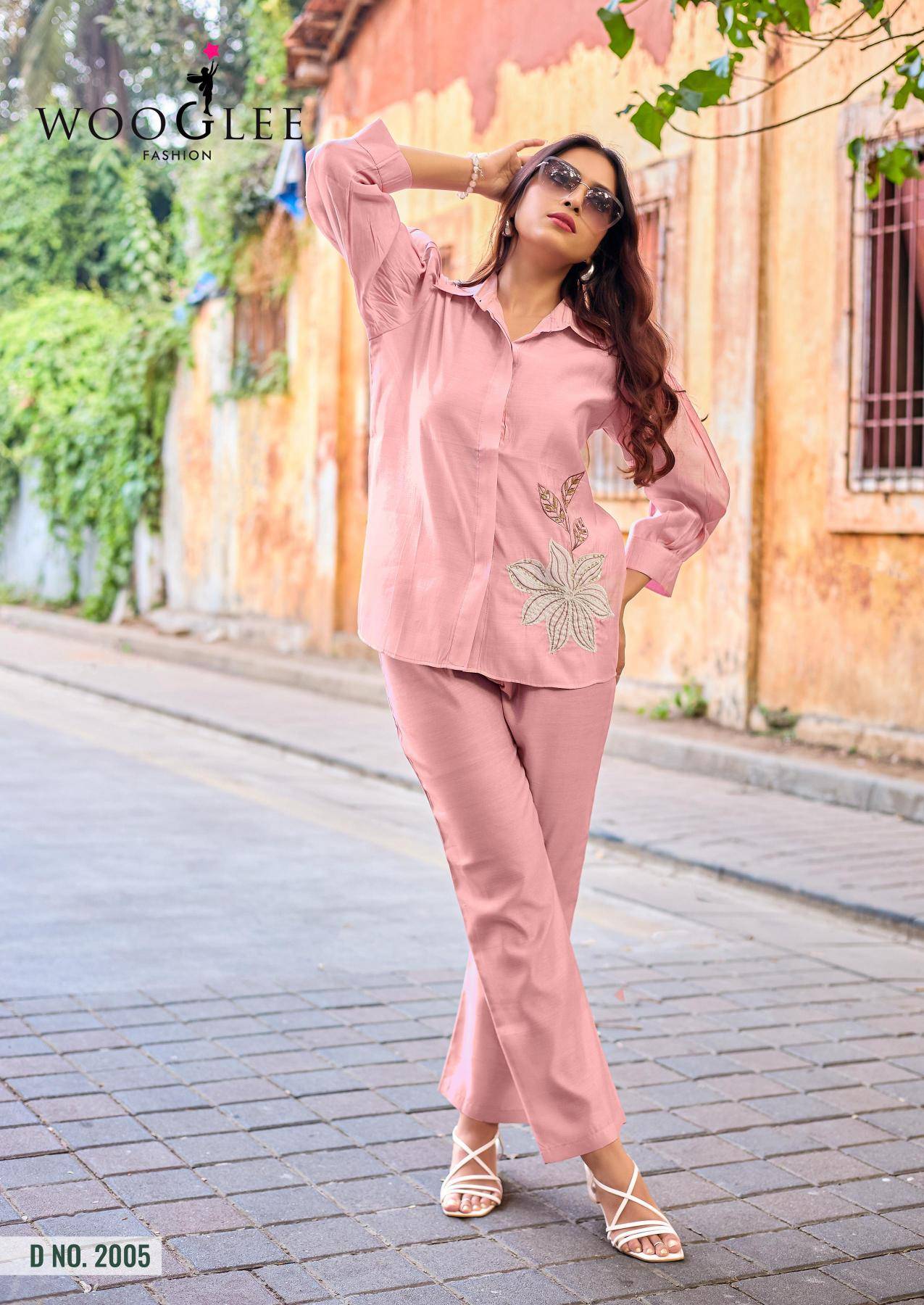 Wooglee high look coord set Fancy kurti manufacturer
